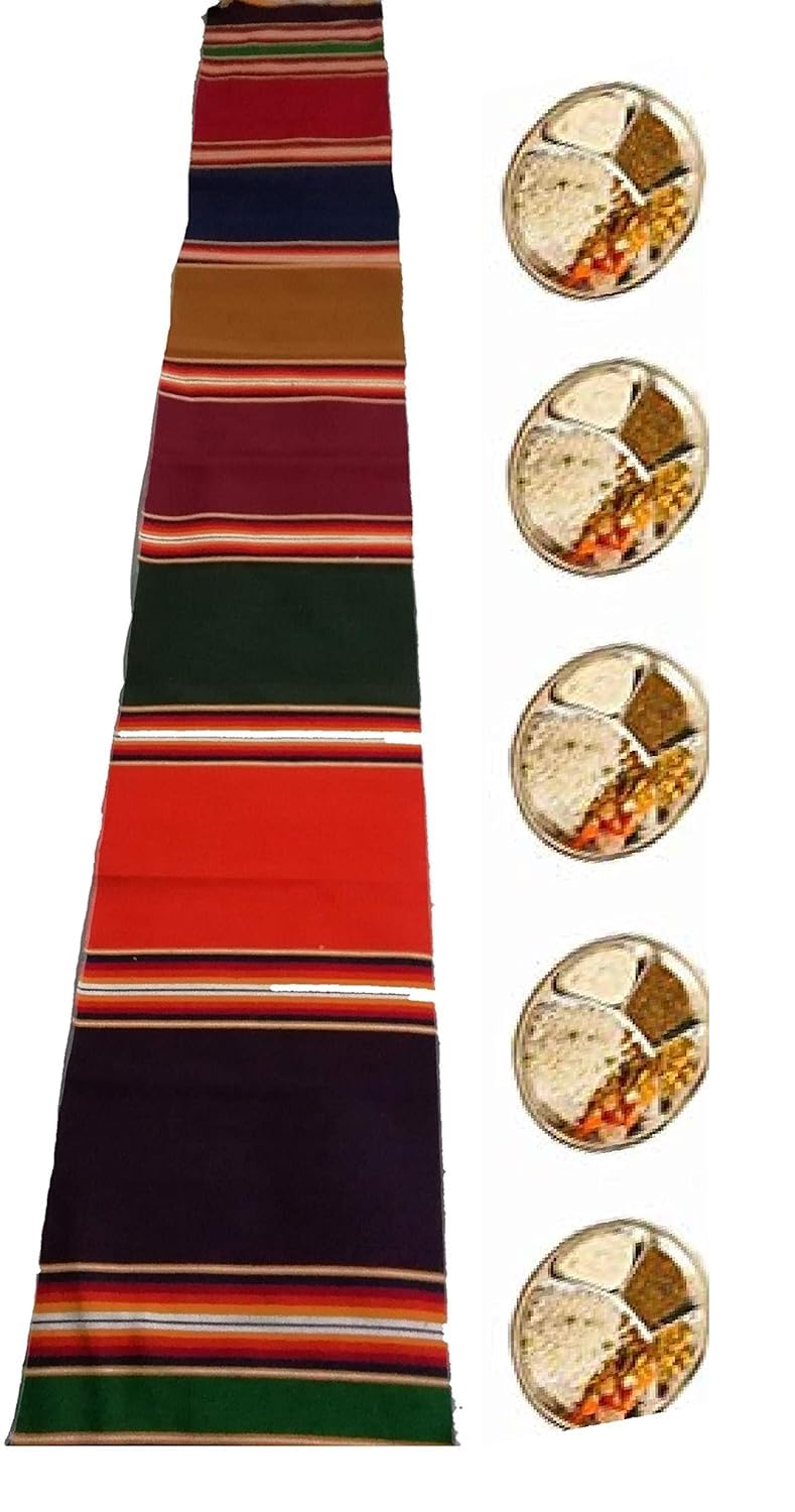 CottontailStriped Rectangular Carpet (Multicolour, Cotton, 10X1.5 Ft)-image-6