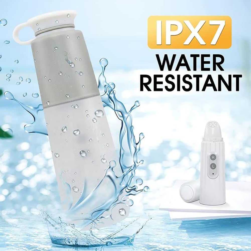 Bidé de Viaje portátil, pulverizador de bidé Personal de Mano Recargable con Botella de 290 ml, bidé de 3 Modos de Limpieza Ajustables para higiene Personal, Cuidado pospartoPerineal