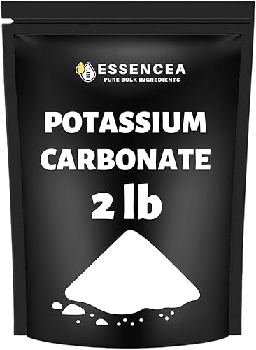 Carbonato de potasio de 2 libras por Essencea Pure Bulk Ingredients Polvo de potasio 100% puro para plantas y suplementos (32 onzas)