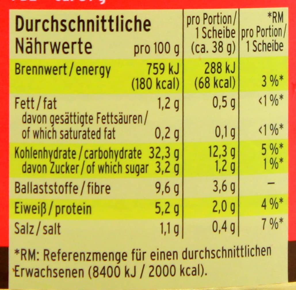 Mestemacher Vollkornbrot/Dose, 12er Pack (12 x 500 g)