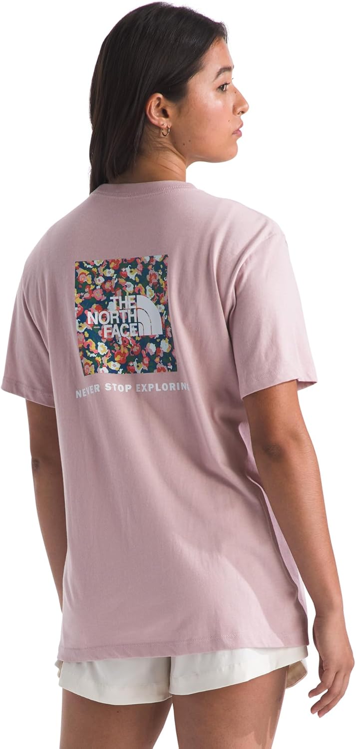 The North Face Women's Wildflower Short-Sleeve Tee - Casual Stylish Graphic T-Shirt, Relaxed Fit, Soft Cotton Fabric