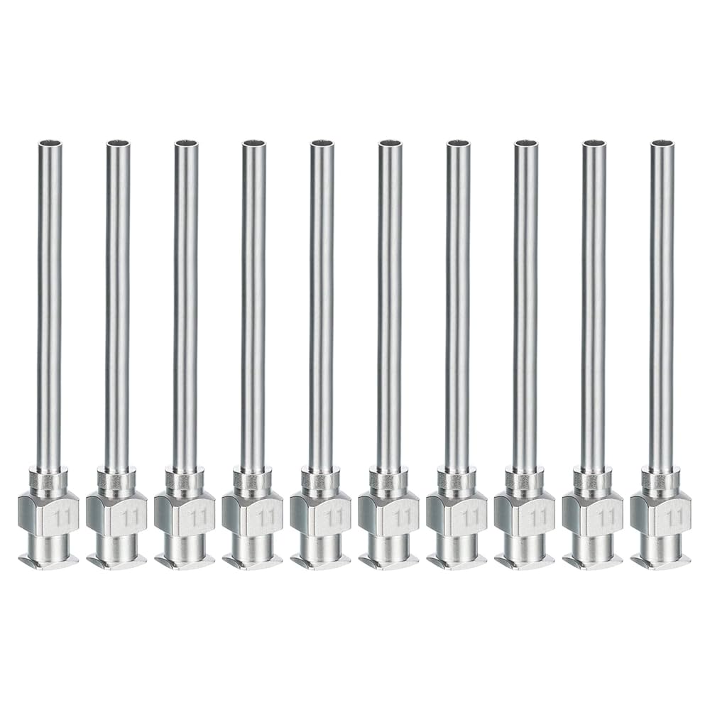 ニードル・イン・クォーツ 最高品質 約11mm Amazon.co.jp: PATIKIL 鈍先ディスペンシングニードル11G 10個