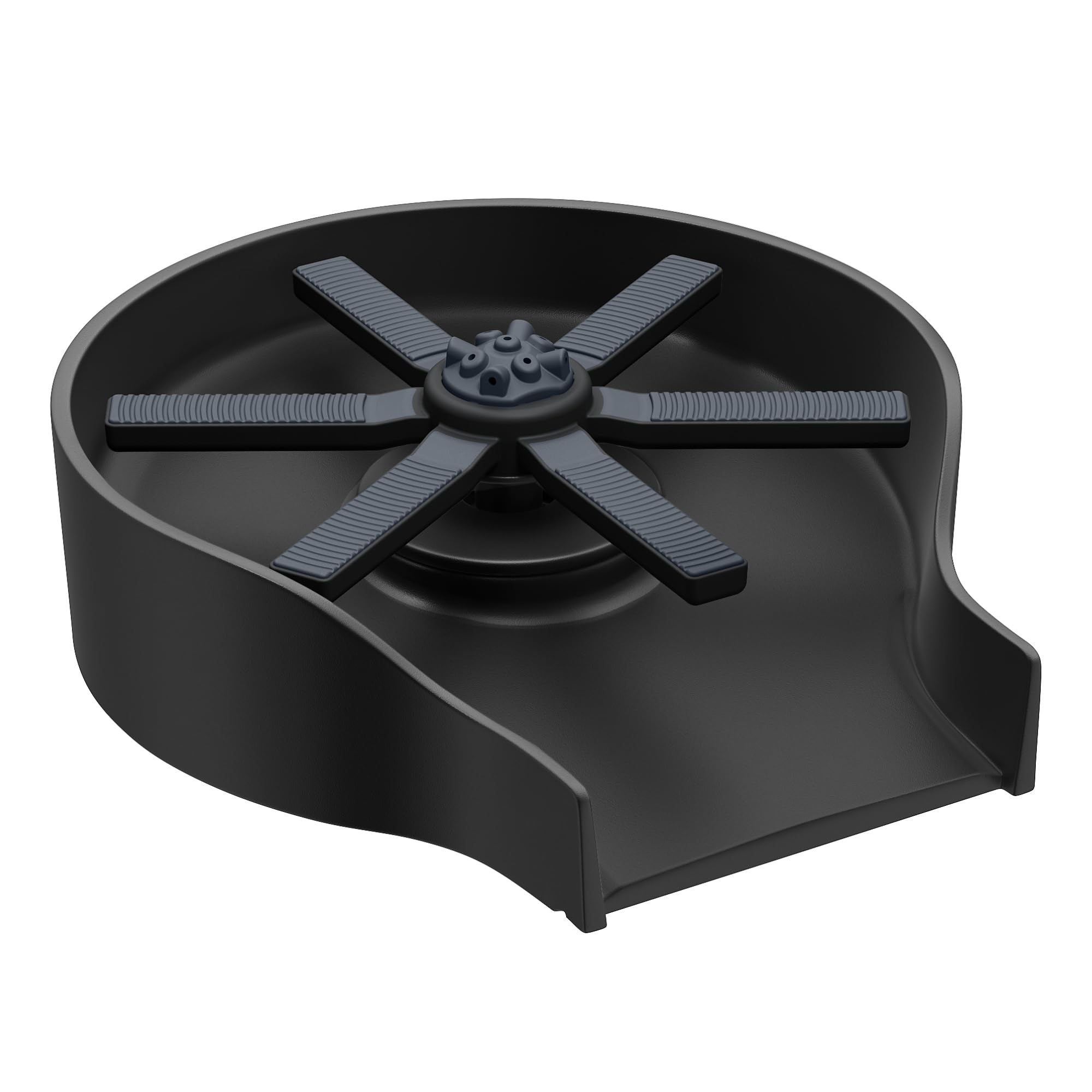 KRAUS CleanMate Glass Rinser for Kitchen Sink in Matte Black Color Finish, KGR-500MB