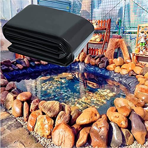 XueYL Forro de Goma Flexible 0.2mm Revestimiento de Membrana de Goma HDPE para estanques de Peces Resistentes Membrana Piscina Estanque Tortugas Exterior Geomembrana (Tamaño : 2.5x7m/8.2x22.9ft) Cover