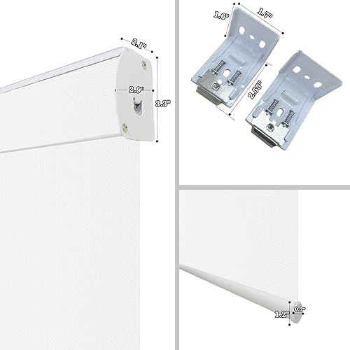 Miniatura 5 de Persianas enrollables sin cordón 100 % opacas, con aislamiento térmico, protección UV y retardantes de llama, persianas de tamaño personalizado para