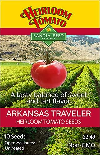 Arkansas Traveler Heirloom Tomate - 10 semillas - Sin OMG