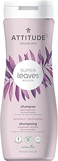 ATTITUDE Super Leaves, Hypoallergenic Moisture Rich Shampoo, Quinoa & Jojoba, 16 fl oz (pack of 1) (11007)