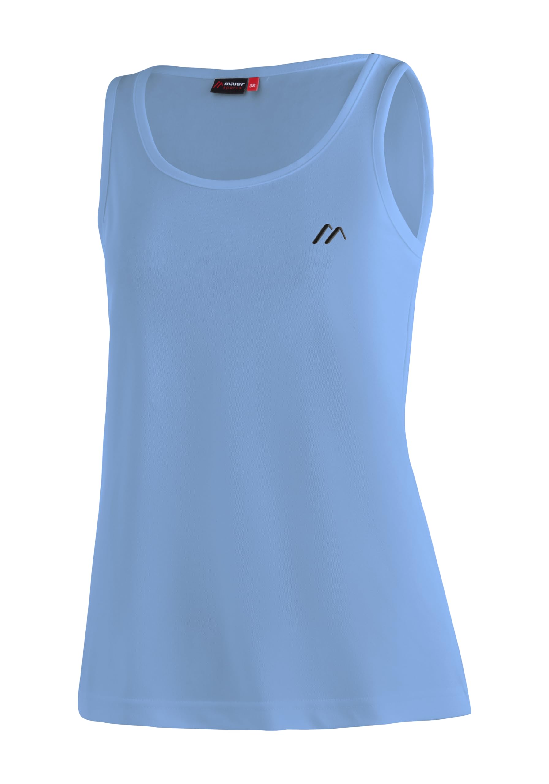 Maier Sports Petra, Ärmelloses Damen T-Shirt, Outdoorshirt mit Rundhals für Wandern und Freizeit, dryprotec Technologie, Atmungsaktiv