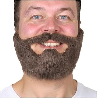 Easy to Wear Fake Beard Suitable for Costume Matching Halloween Party