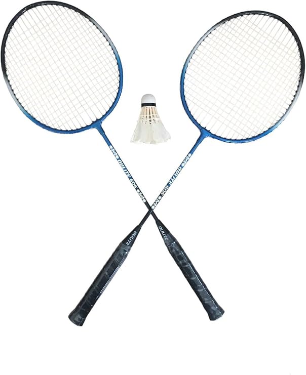 NASYA pro 606 çantalı badminton seti 2 adet badminton raketi 1 adet badminton topu pro set Mavi