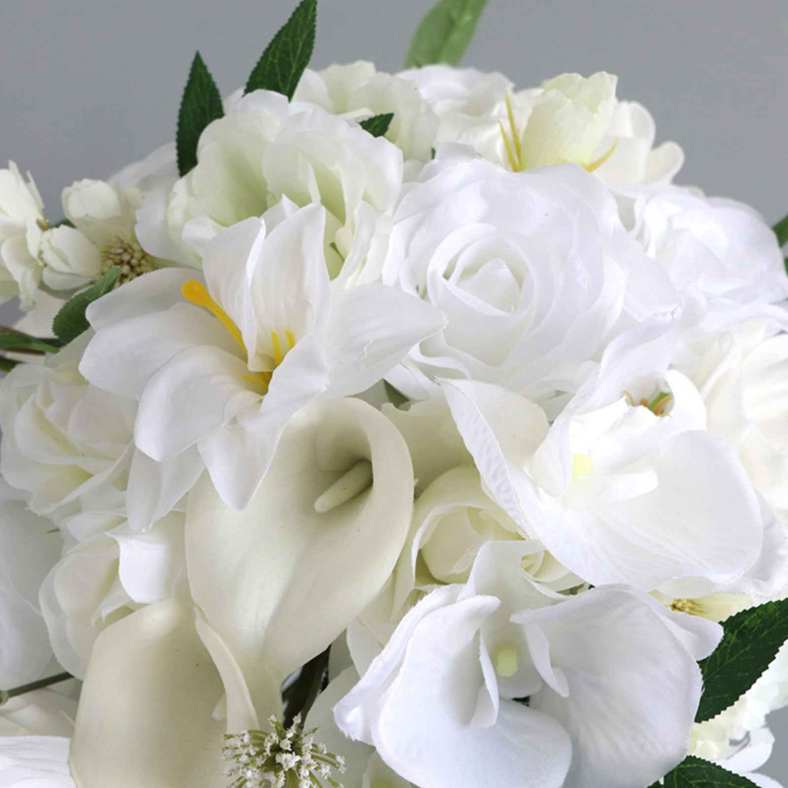 Elegante fiore artificiale combinato fiore matrimonio per damigelle d'onore piccola damigella d'onore spilla matrimonio bouquet decorazioni fidanzamento