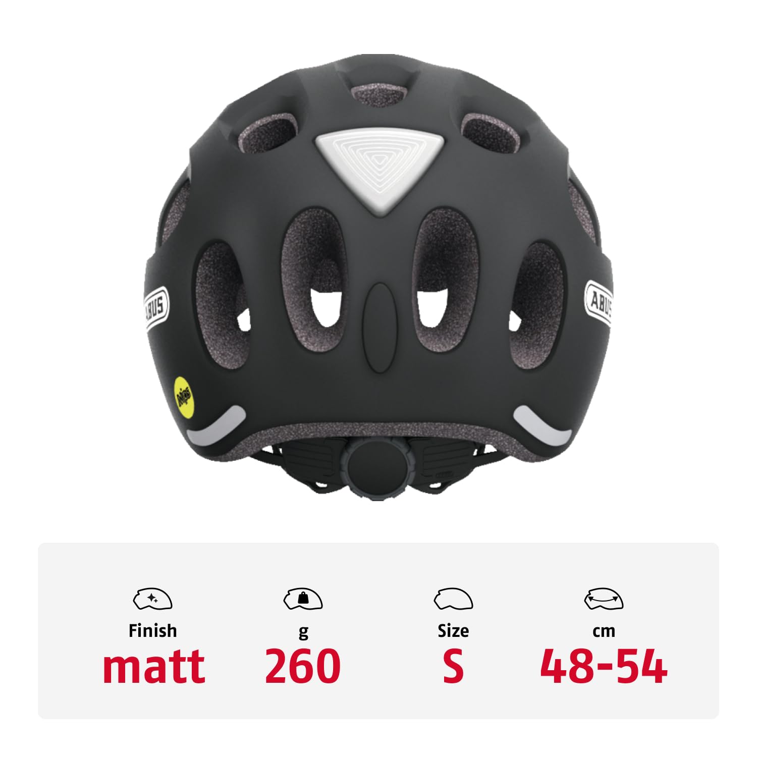 ABUS Youn-I MIPS - Casco de bicicleta para niños con luz, reflectores y protección contra impactos (MIPS)