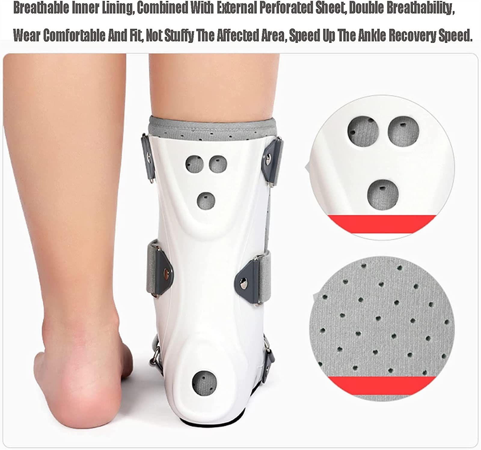 Soporte para la Periostitis Tibial, pie caído, Soporte ortopédico, Soporte para fijación de la articulación del Tobillo y Protector de esguince de Tobillo para espolón calcáneo,