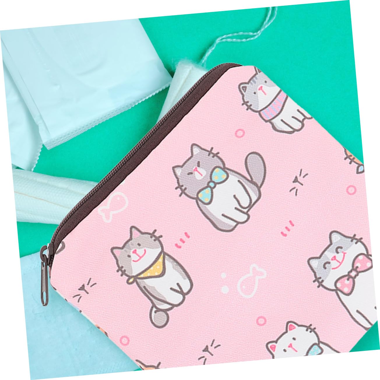 FOMIYES 16 Stk Aufbewahrungsbeutel Für Damenbinden Multifunktionale Kleine Tasche Halter Für Damenbinden Handtaschen-organizer Aufbewahrungstasche Für Menstruationspads Geldbörse Polyester