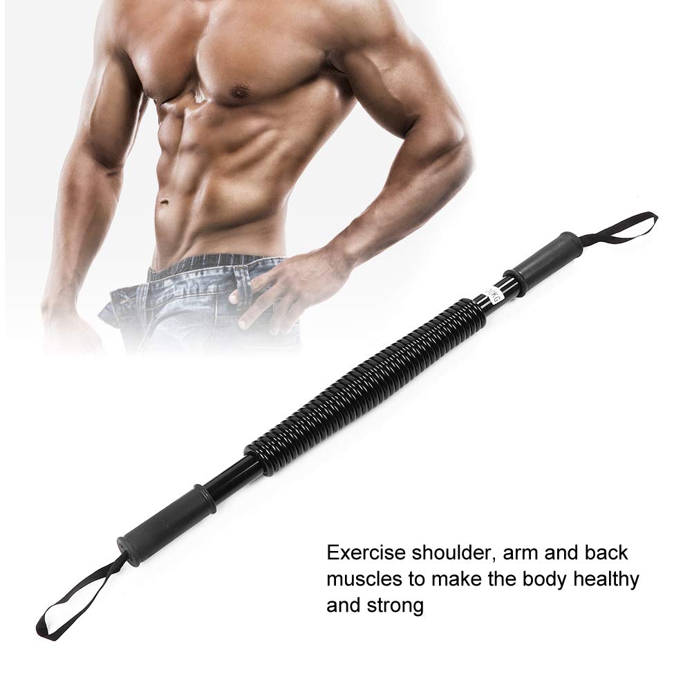 Allenatore per braccia, espansore toracico per avambraccio, attrezzo ginnico professionale per l'allenamento della forza, per allenamento in palestra a casa, nero, 80 kg o 100 kg.