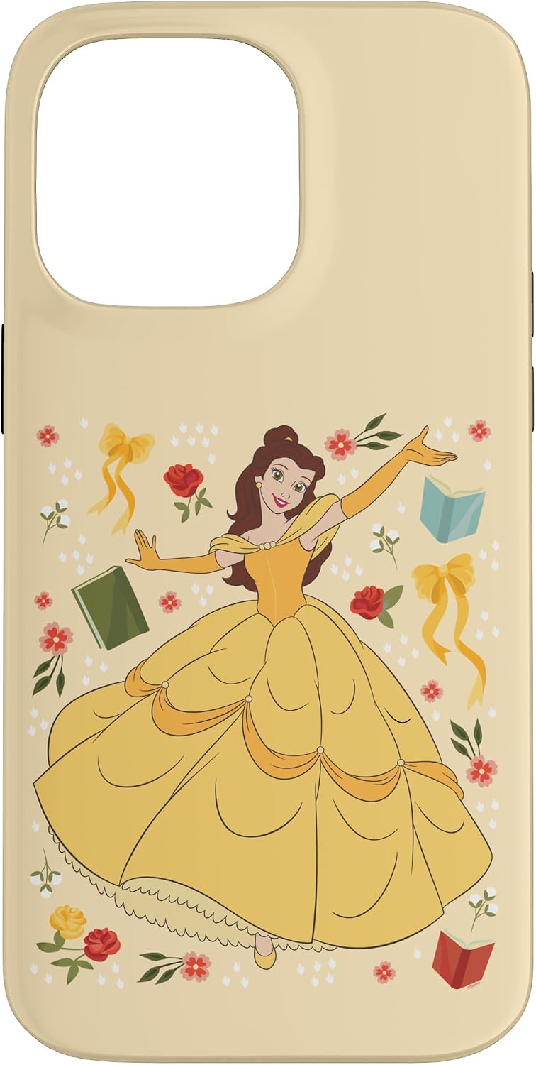 Disney Princess Belle Beauty and The Beast Collage Portrait Case for iPhone 14 Pro Max