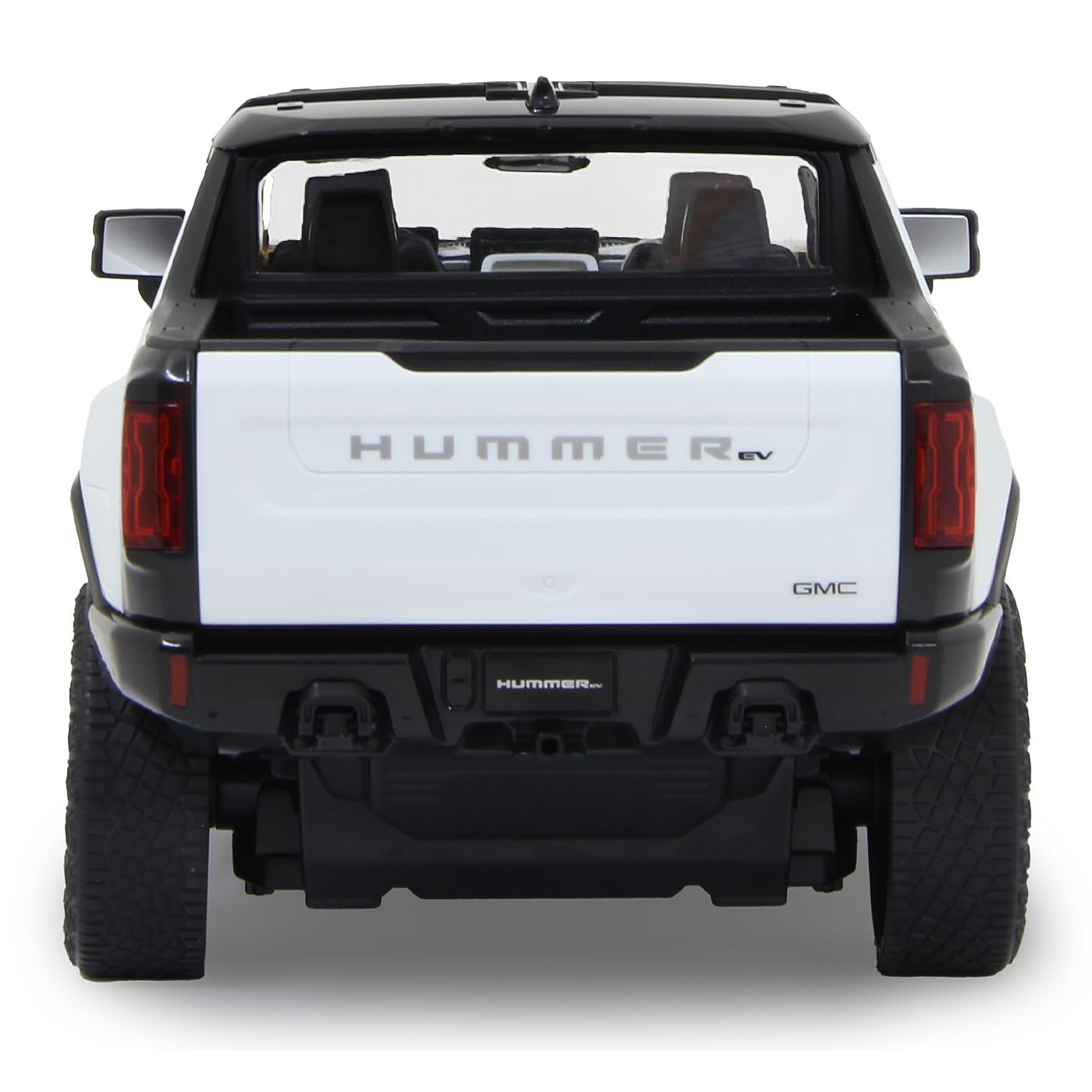 JAMARA Hummer EV 1:16 2,4 GHz drzwi ręczne - 2-biegowe, Crab Walk (kanał rakowy), sterowanie na wszystkie koła, światło LED, samochód RC