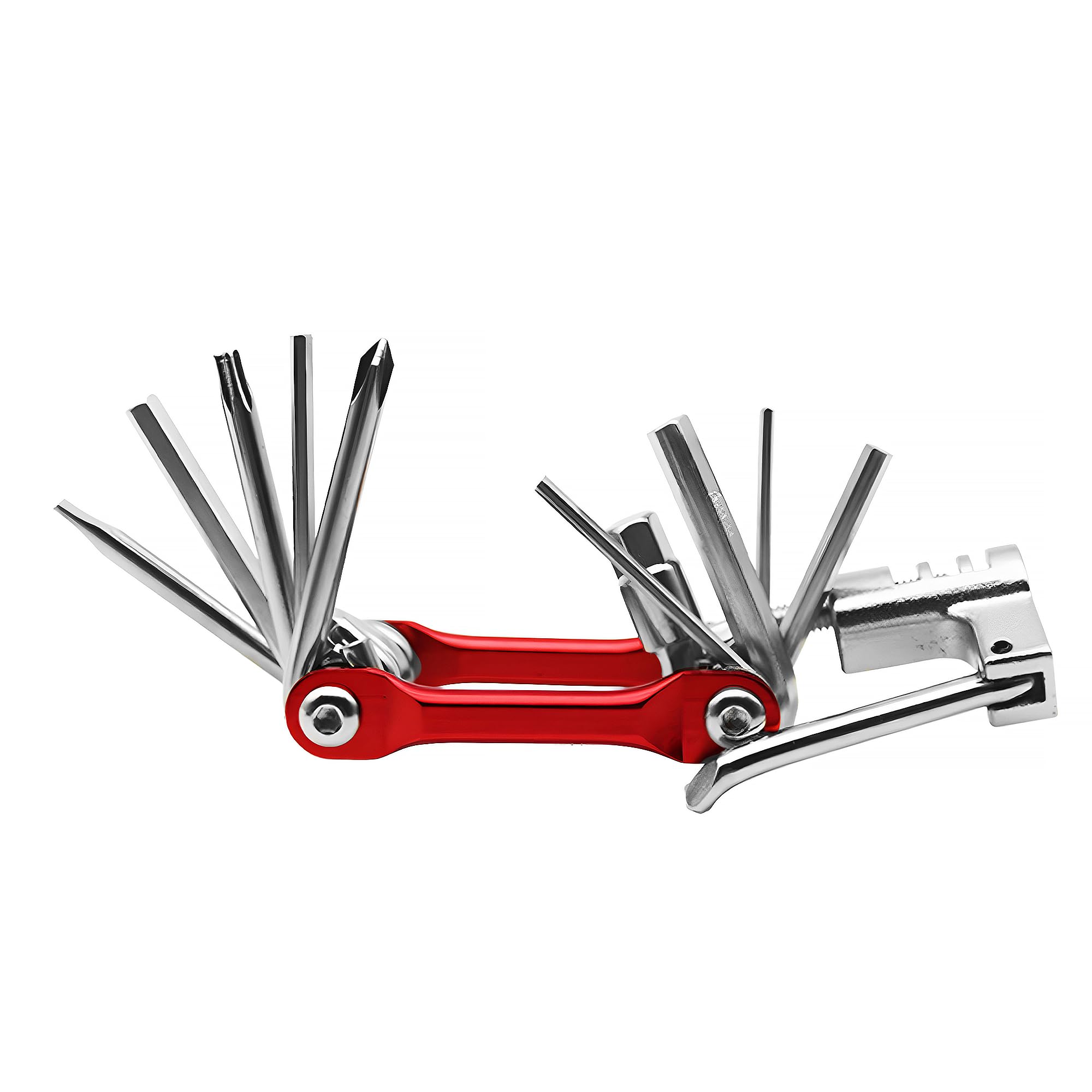 Bike Rx Bike Repair Kit Tool Bag – 16-in-1 Multitool, 120PSI Mini Pump, Tire Levers, Patches, Easy Bike Maintenance Kit for BMX, Road, Mountain, & E-Bikes, Portable Tool Kit for Emergencies & Repairs