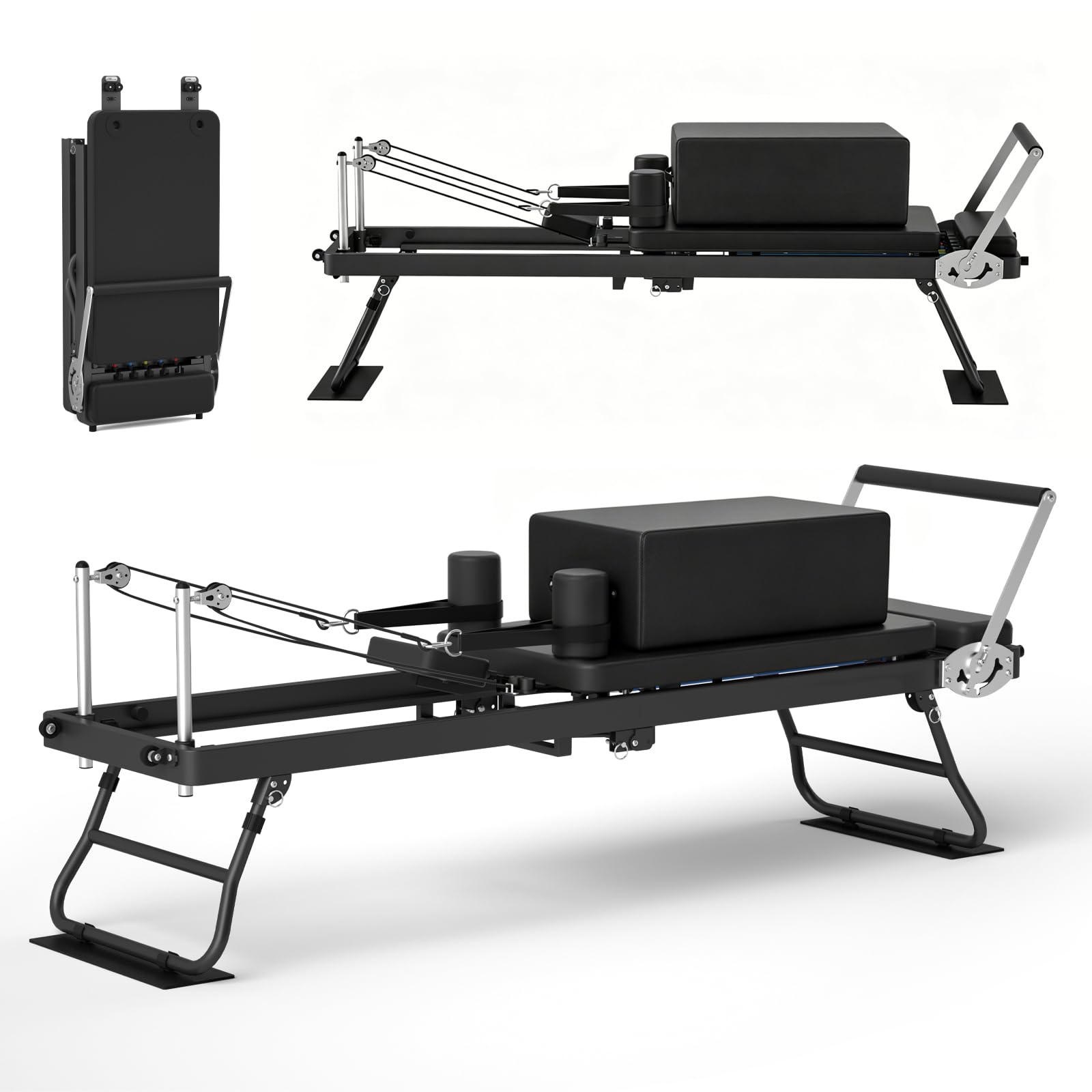 WNPANE Foldable Pilates Reformer Machine