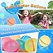 98K Reusable Water Balloons 12 Pcs with Mesh Bag, Pool Beach water Toys for Boys and Girls, Outdoor Summer Toys for Kids Ages 3-12