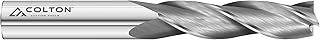 Colton Cutting Tools 61157 | Carbide End Mill 3 Flute Square End Long 1/4