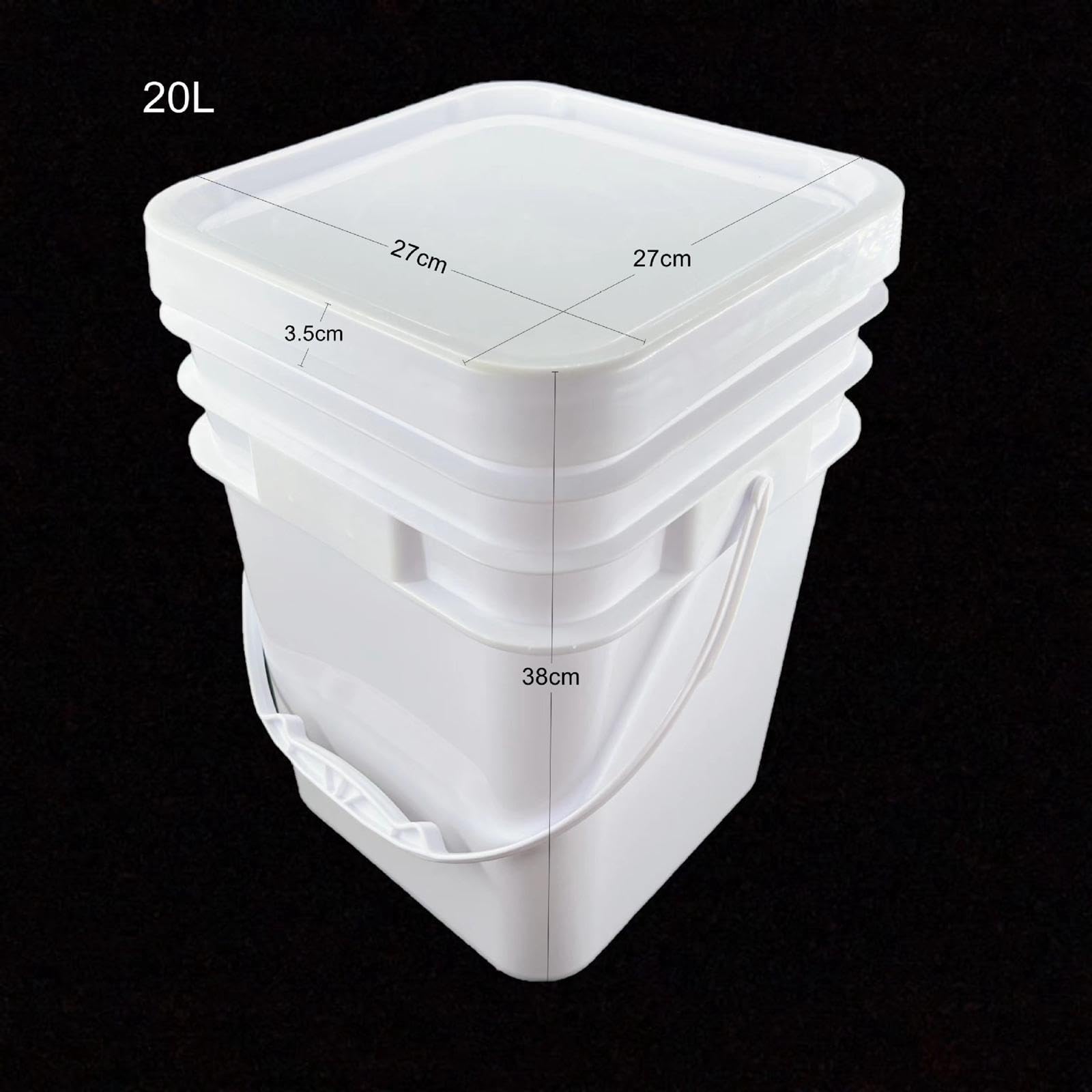 Sharplace Seau de Remplissage de Miel, Seau à Miel avec Robinet et Couvercle Porte, Extracteur de Miel, Fournitures de Qualité Supérieure, pour l'apiculture, 20l