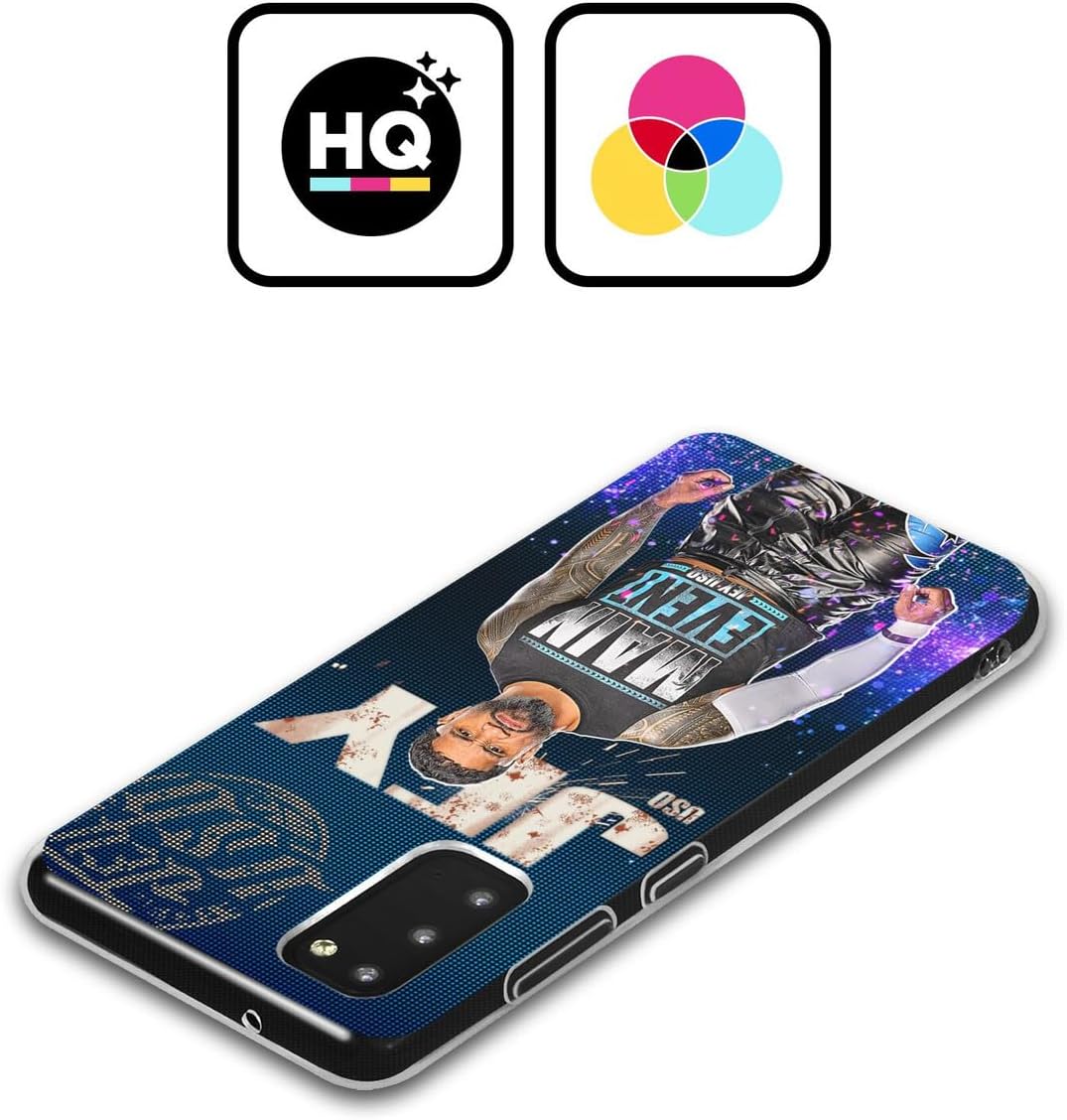 Head Case Designs Officially Licensed WWE Portrait Jey USO Gel Case [Military Grade Protection] Compatible with Samsung Galaxy S24 FE and Compatible with MagSafe