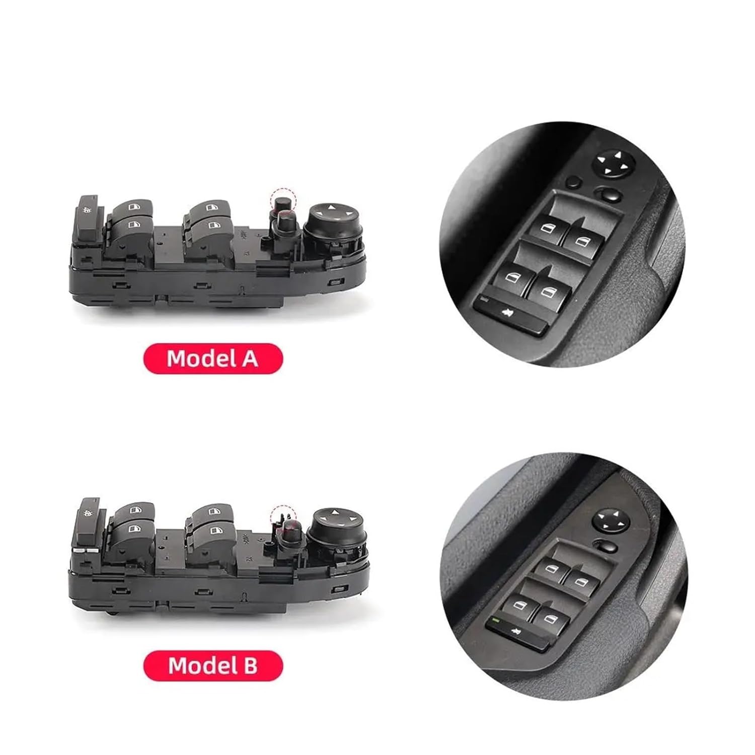 Electric Master Control Power Lifter Window Switch Fit for BMW E84 X1 2009-2015 61319216049 61319216048(I)