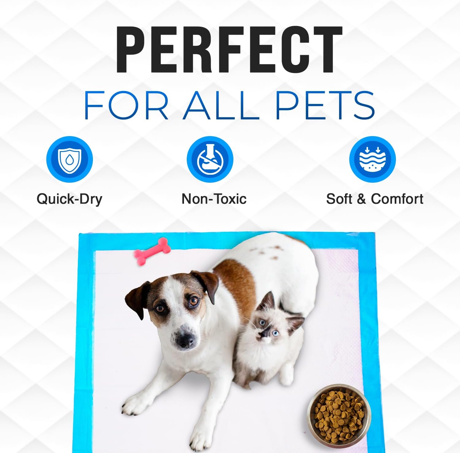 Super Absorbent Disposable Bed Pads 30"x36" (50 Count) – Leakproof Underpads for Adults, Incontinence, Baby Changing & Puppy Pee Pads – Quick Dry, Waterproof, Dog Training & Bed Protection