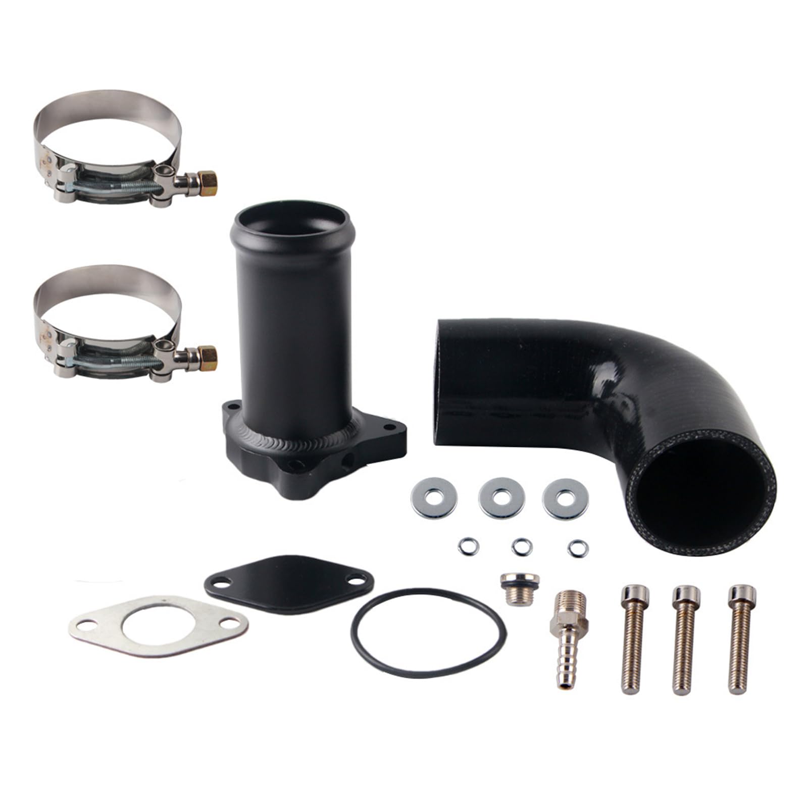 AGR Delete Set 5mm AGR ventil verschlussplatte Kit aus Aluminium - Für VW Audi Seat Skoda - 1.9 TDI 1.4 TDI Motoren - Inkl. Dichtung - Reduziert Versottung & Ruß