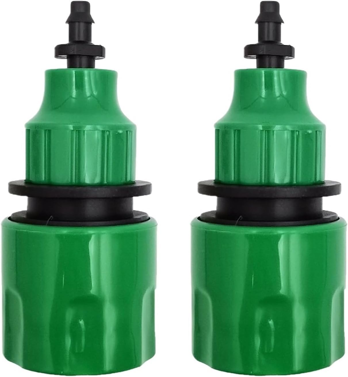 5 Pack Water Pipe Quick Connectors, Plastic Hose Connectors for Drip Irrigation System, Garden Watering Pipe Fittings