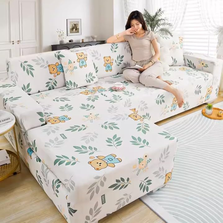 Miniatura 1 de Funda de repuesto para respaldo de sofá de alta elasticidad, de seda de leche, protector de muebles transpirable y duradero