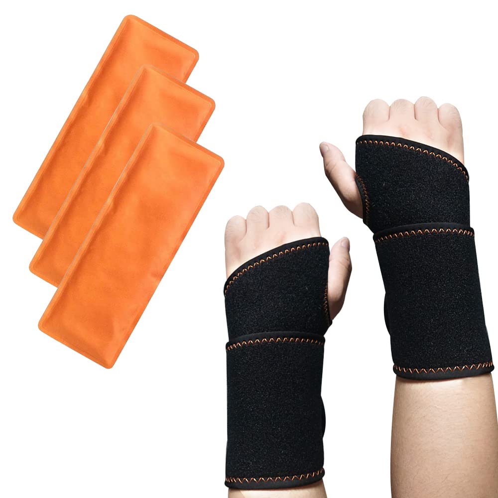 Wrist Ice Gel Pack Wrap for Wrist Hot Cold Therapy Great for Sprained