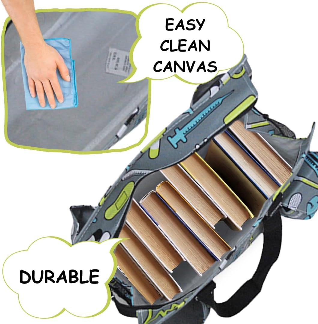 NGIL Zip-Top Tote Bag with Exterior Pockets for Working Women, Teachers, Nurses, and Moms, Design in USA - Image 4