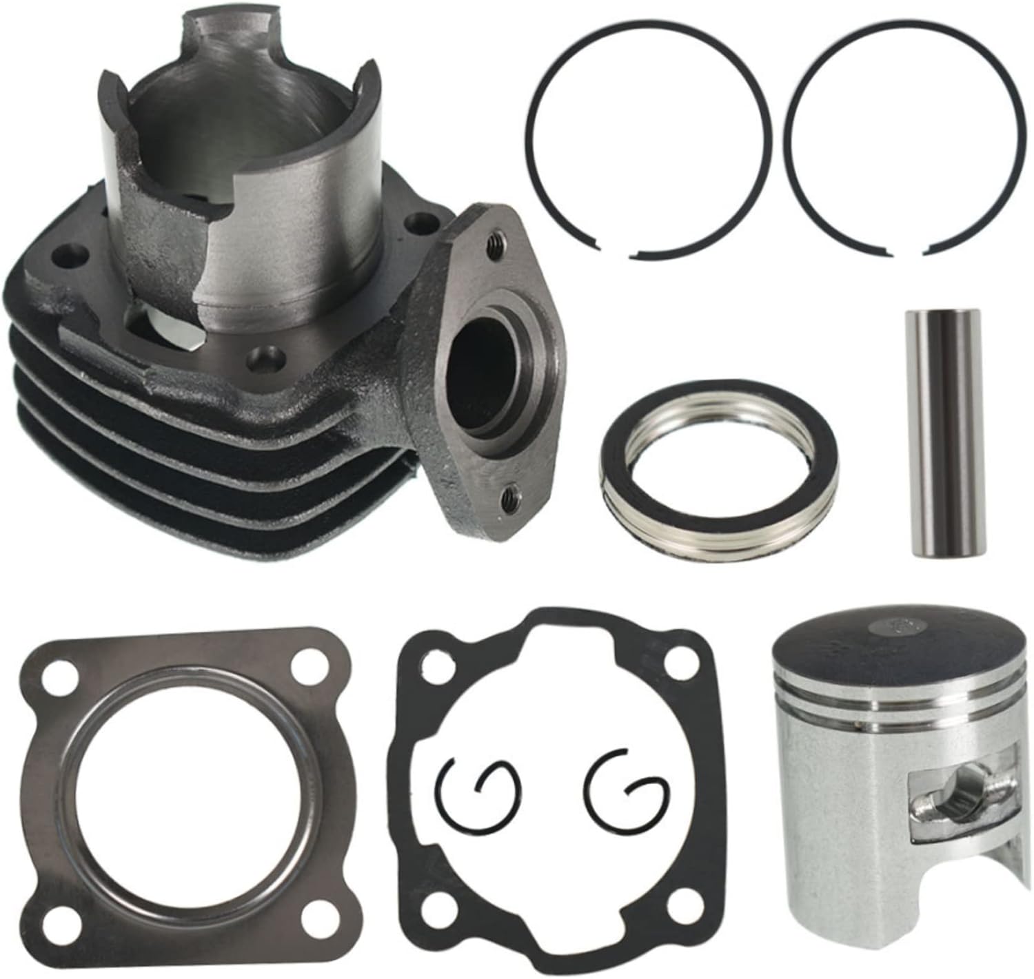 labwork Cylinder Piston Gasket Repair Kit Replacement for Honda Spree 50 NQ50 1984-1987