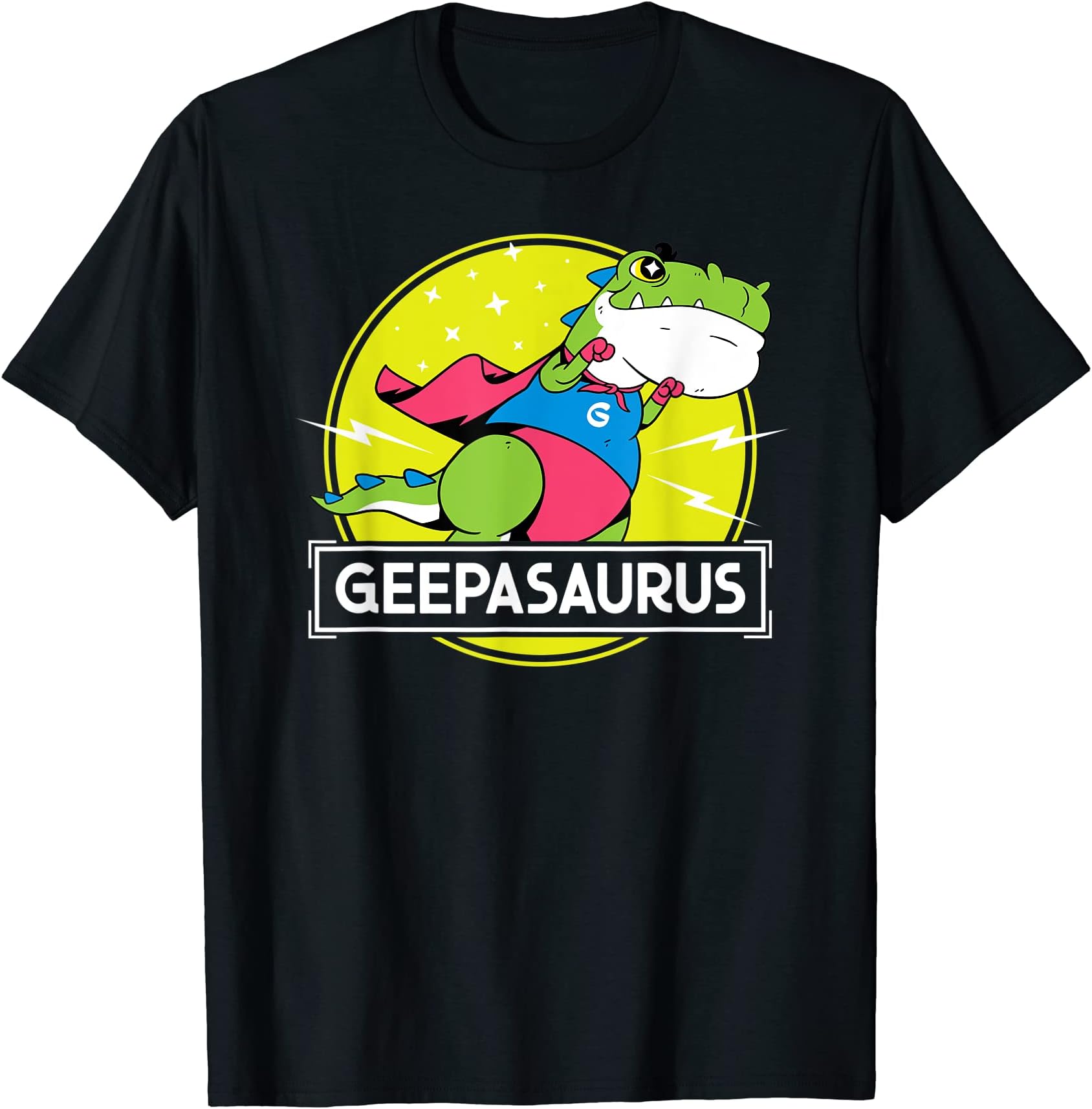 Mens GeepaSaurus Geepa Shirts from Grandchildren Men Fathers Day T-Shirt