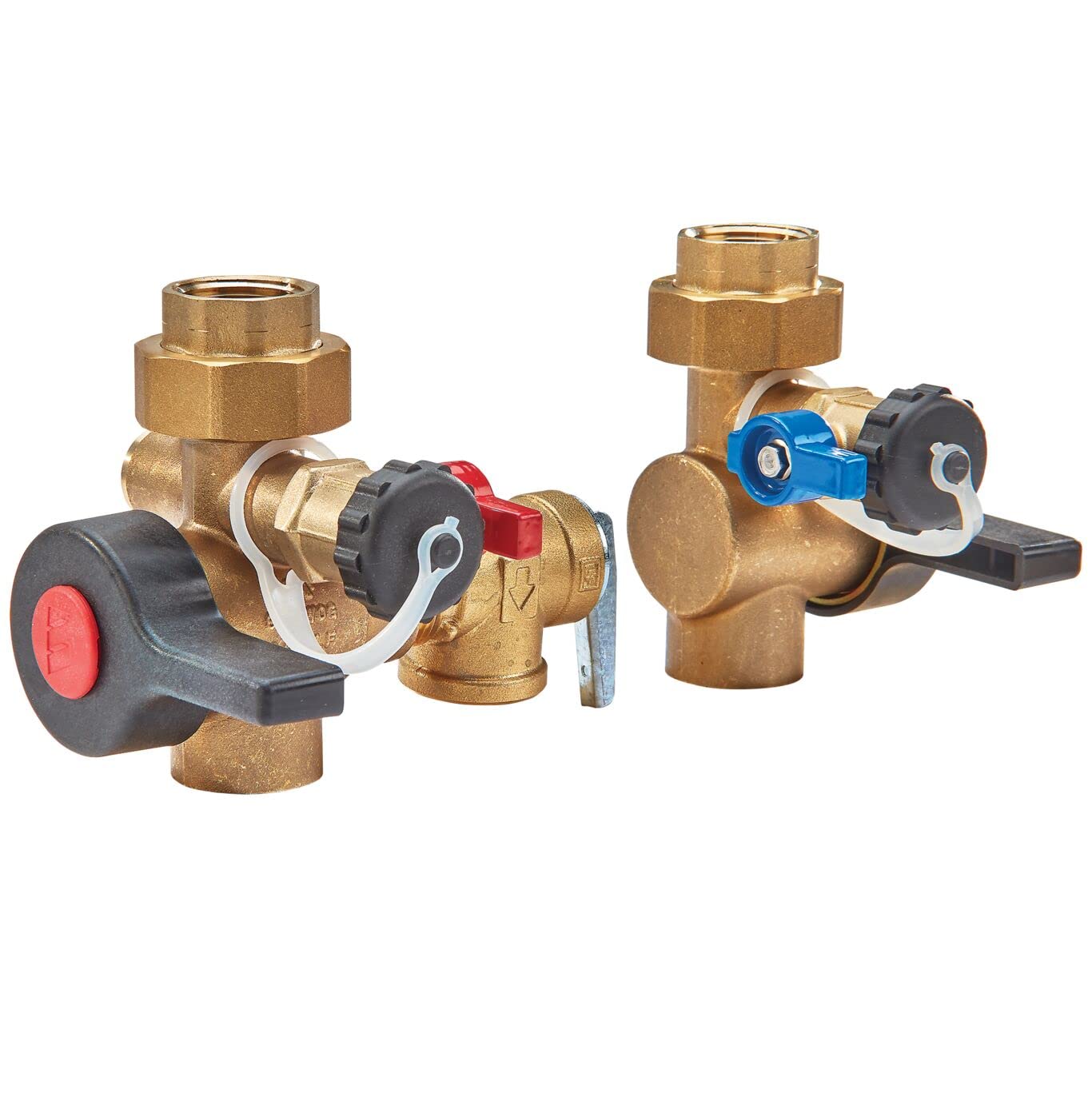 Watts LFTWHG2-FT-HC-RV Lead Free Tankless Water Heater Valve Set with VersaFit Technology, 3/4 Inch Female NPT Connections, Hot and Cold Valve Set, 150 PSI Relief Valve