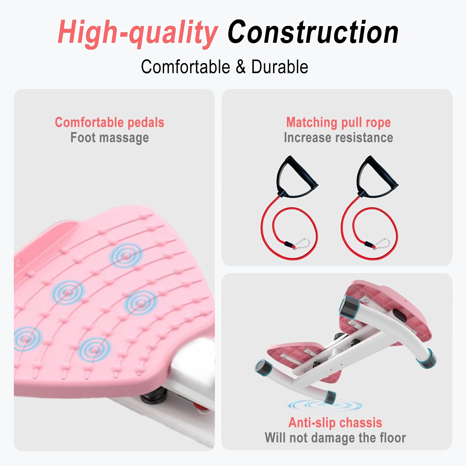 HOTWAVE Waist Twister Board – 360° Rotating Fitness Board for Core Workout, Weight Loss, and Waist Toning – Non-Slip Surface with Adjustable Resistance – Home Exercise Equipment for Men & Women