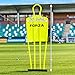 NWS Forza Soccer Free Kick Training Mannequin [Mini/Junior/Senior] | Durable PVC Training Dummies with Steel Ground Spikes - Optional Carry Bag