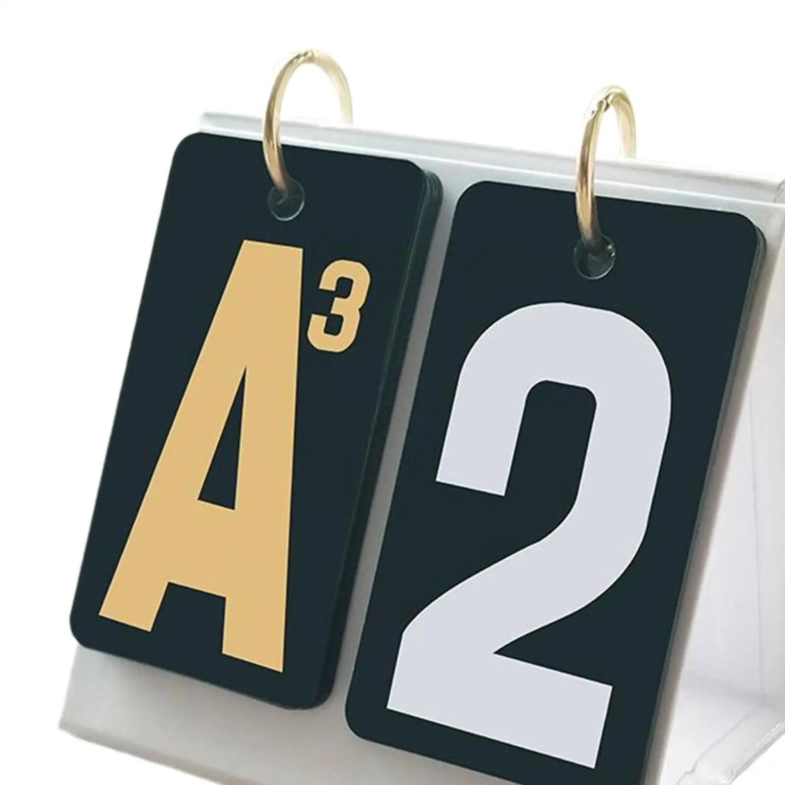 Scoreboard Flip Scoreboard, Punktezähler for Kartennummern Professionelle manuelle Score Flip Cards, Score Flipper,Anzeigetafel