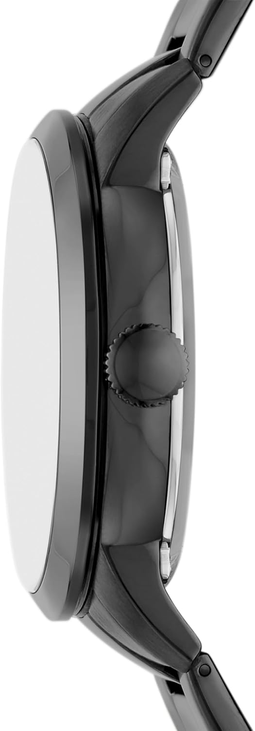 Fossil Men's Townsman Automatic Stainless Steel and Leather Two-Hand Skeleton Watch