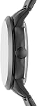 Fossil Men's Townsman Automatic Stainless Steel and Leather Three-Hand Skeleton Watch, Color: Black, Cognac (Model: ME3098)