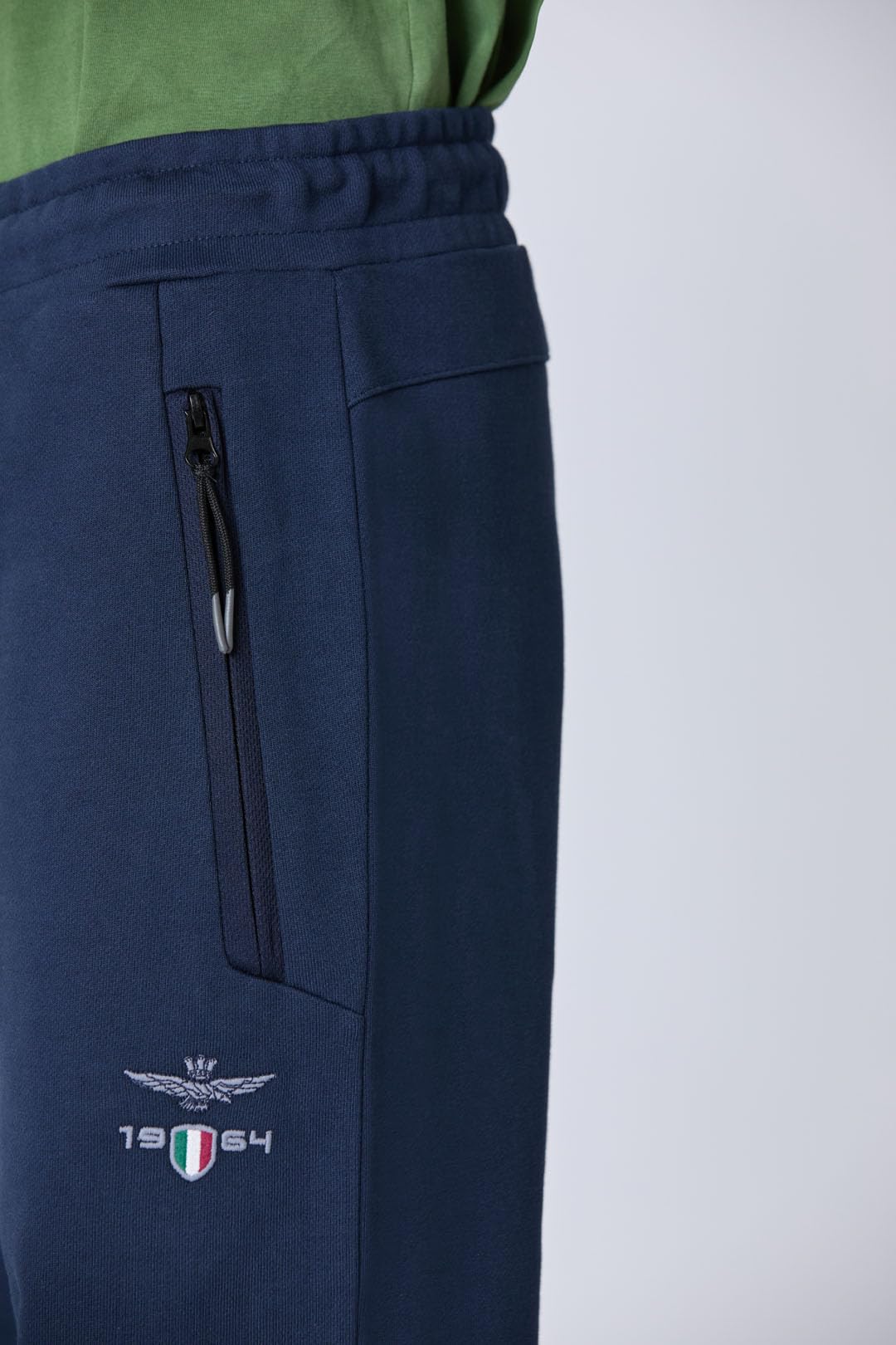 Aeronautica Militare Pantalone Joggers da Tuta PF965 in Felpa, da Uomo