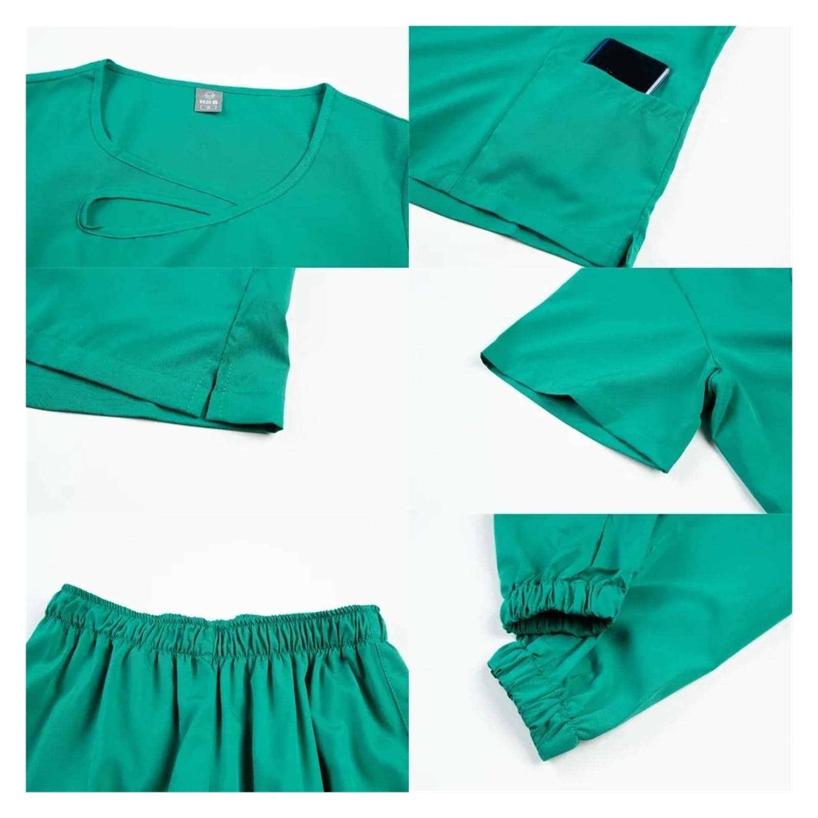 Pflege Kleidung Arzt Krankenschwester Chirurgische Uniformen Frau Peeling Set Schönheit Salon Arbeitskleidung Klinische Peelings Top-Hosen Spa Pflege Kleidung