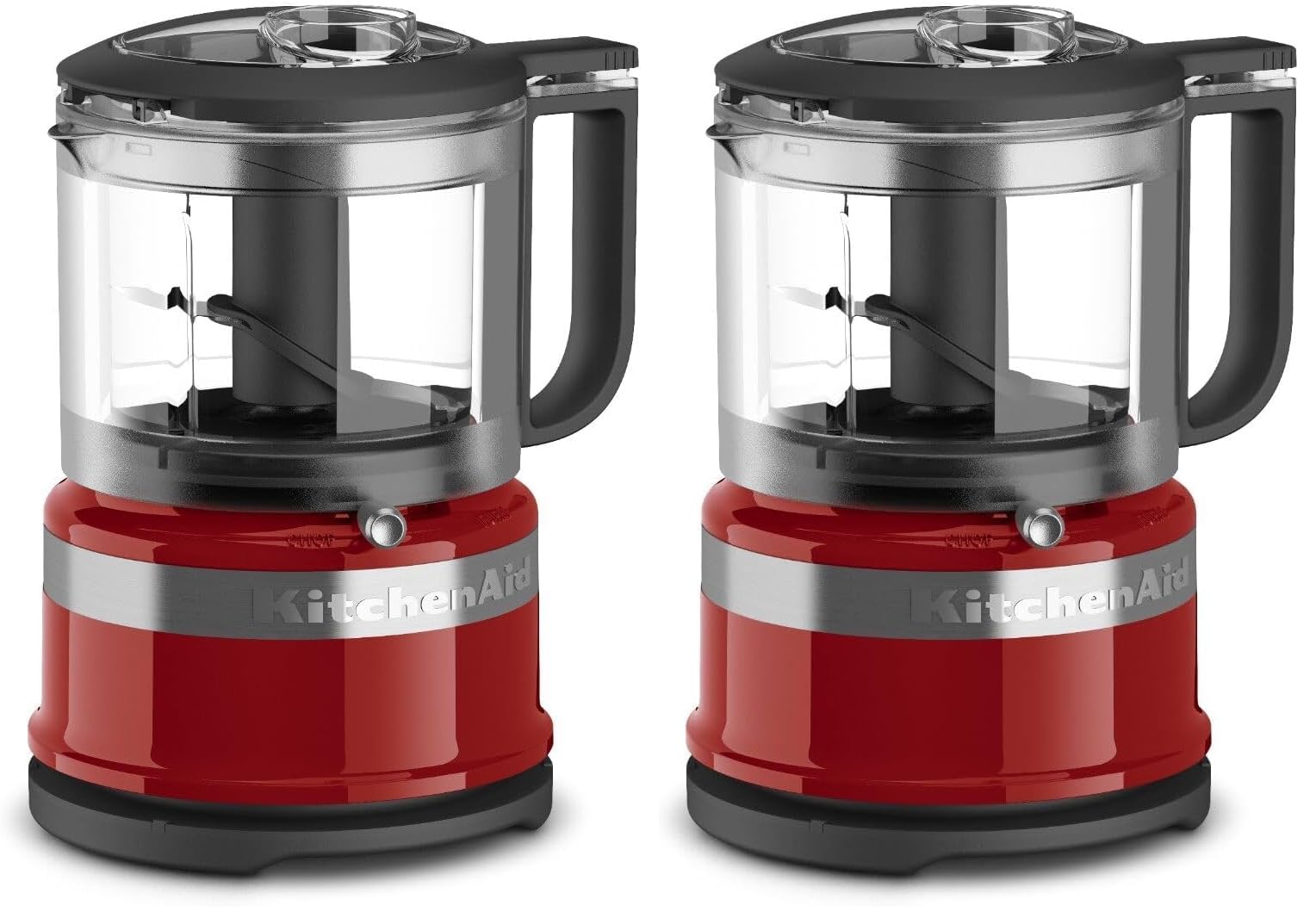 KitchenAid KFC3516ER 3.5 Cup Food Chopper, Empire Red, One Size (Pack of 2)