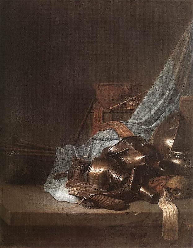 Poster image impression sur toile Willem De Poorter affiche nature morte décoration 60x90
