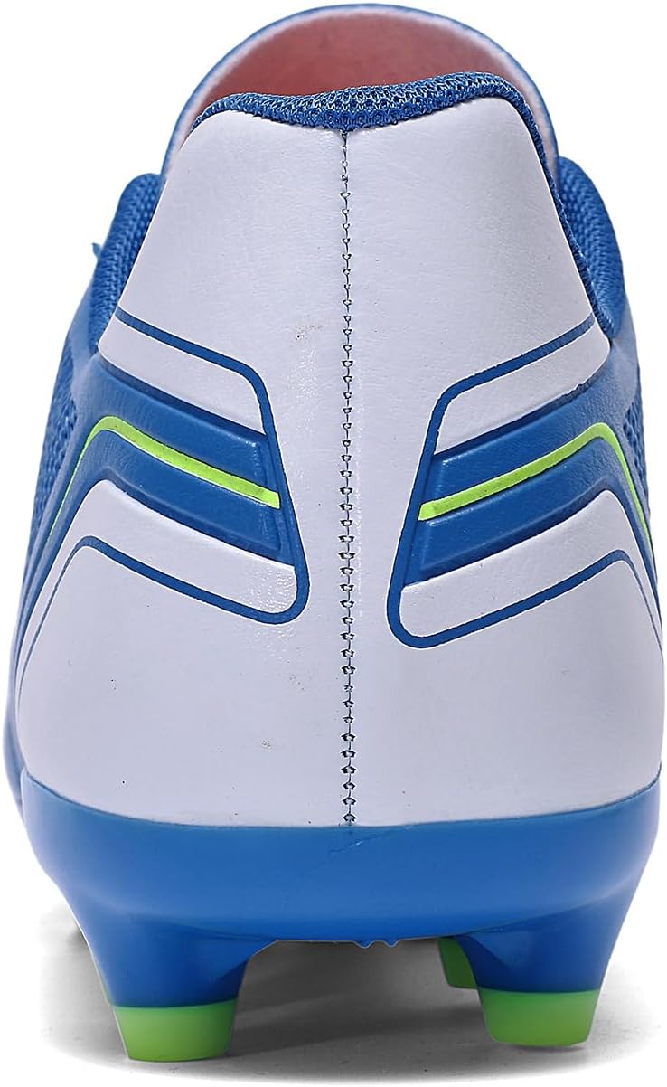 HaloTeam Soccer Shoes Mens Cleats Outdoor Professional Training Turf Football Boots Breathable Athletic Sneaker for AG/FG 6.5 US-11 US