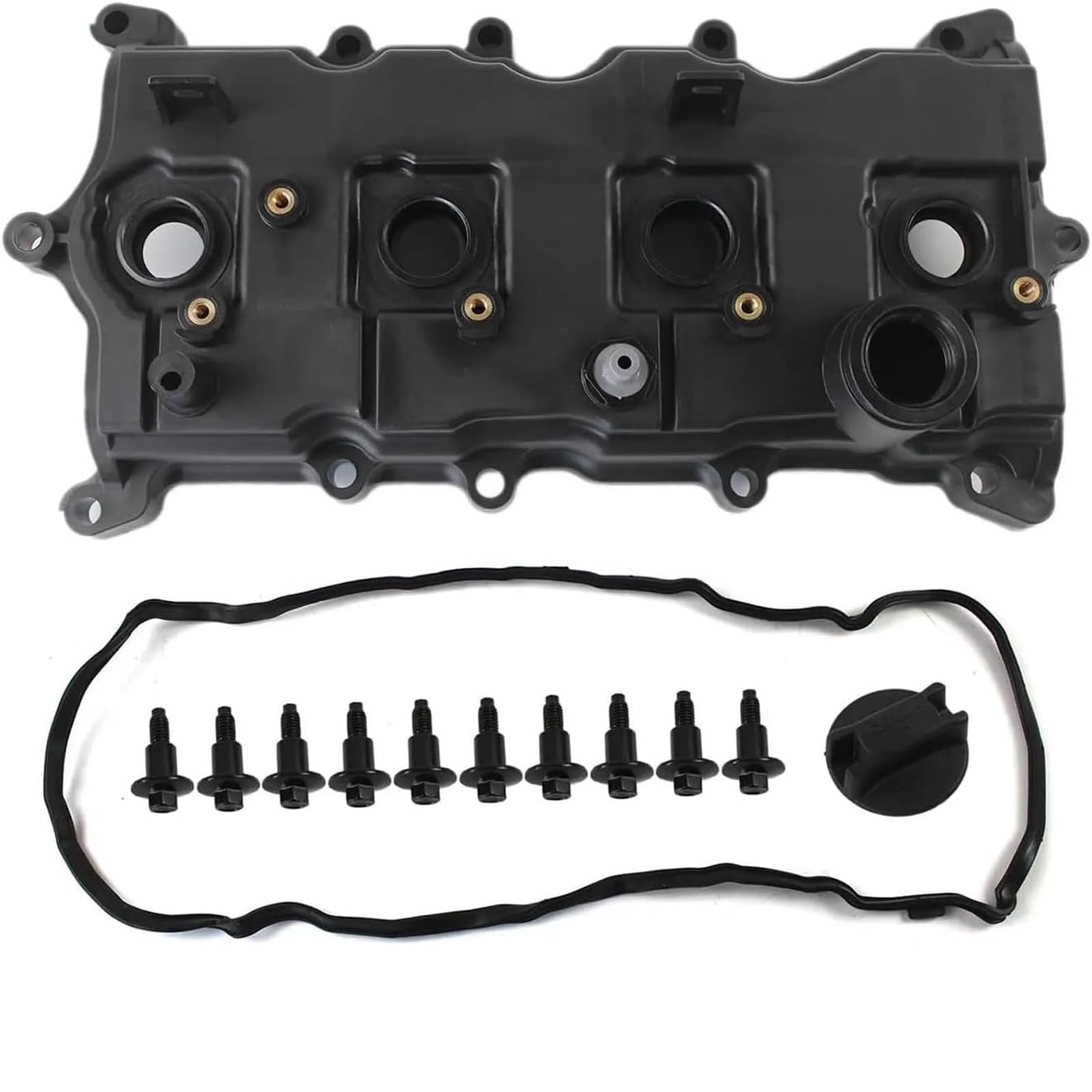 Bouchons de Valve de Pneu Couvercle de soupape avec Joint pour Nissan Altima Sentra SE-R L4 2.5L 2007-2013