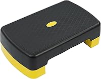 Vista 8 de Fitvids Aerobic Step Platform Trainer with Adjustable 2-Level Risers, 400 Pound Weight Capacity – Non-Slip Exercise Stepper for Cardio, Strength