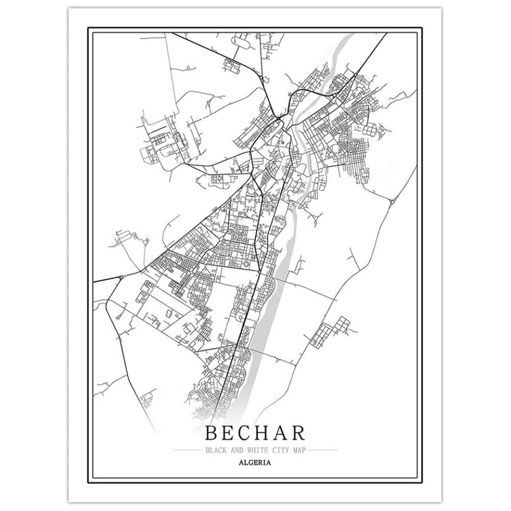 1000 sztuk puzzli dla dorosłych, drewniane łukowate Algieria City puzzle, klasyczna czarno-biała mapa puzzle deska, niemożliwe puzzle premium, zabawki dla całej rodziny, niezwykłe gry wyzwania mózgu